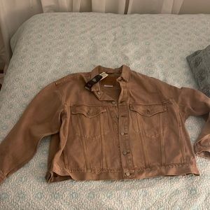 Men’s Brown Levis stay loose Trucker Jacket